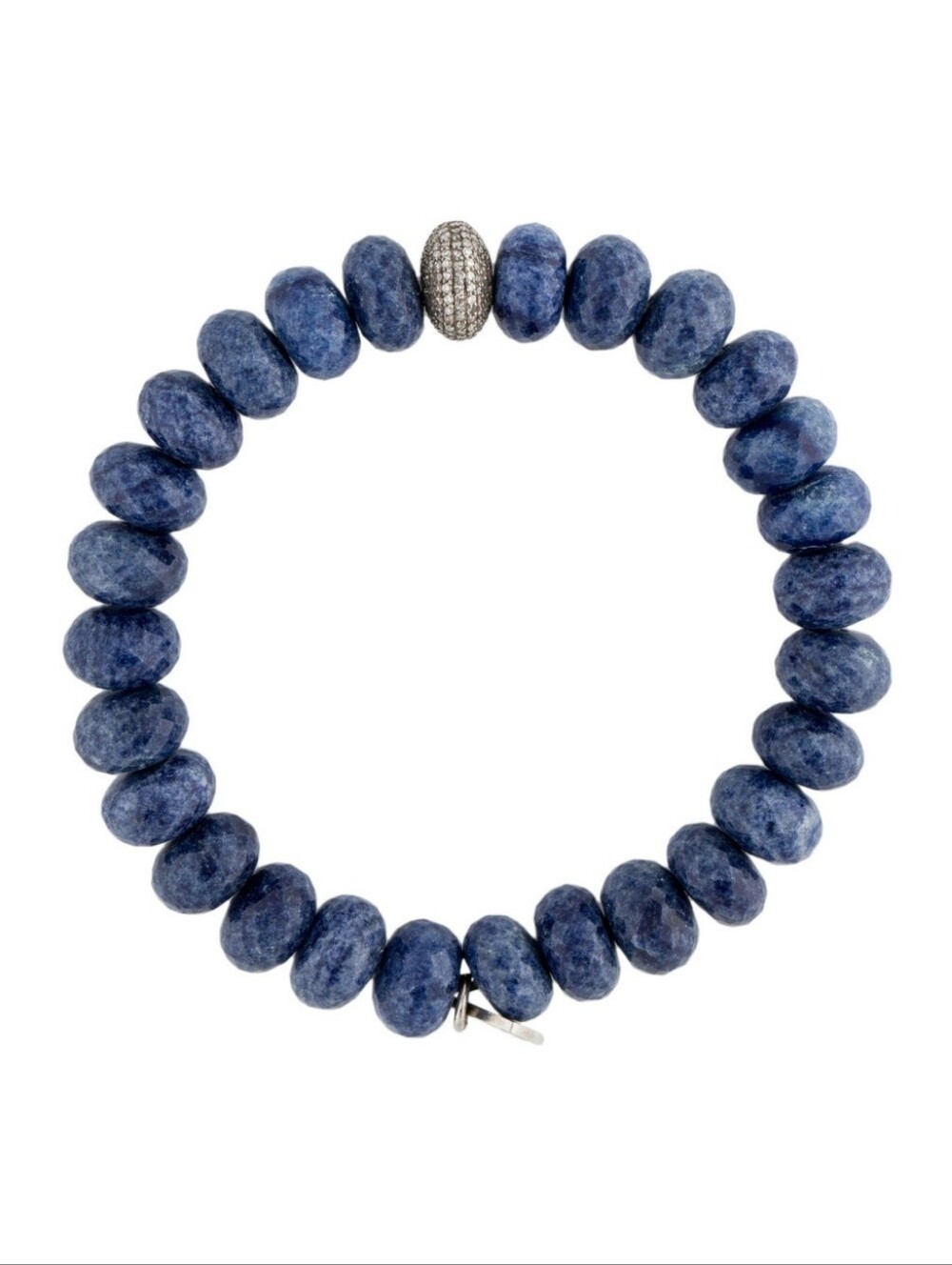 Sheryl Lowe Dyed Quartzite & Diamond Bead Bracelet